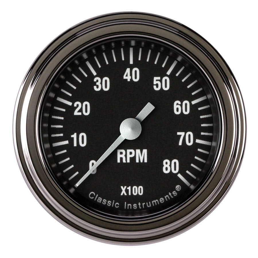 Classic Instruments Hot Rod Tachometer 2-1/8 Full Sweep CLAHR183SLF