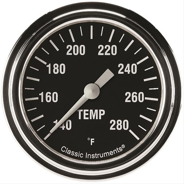 Classic Instruments Hot Rod Temperature Gaug e 2-5/8 Full Sweep CLAHR326SLF-06