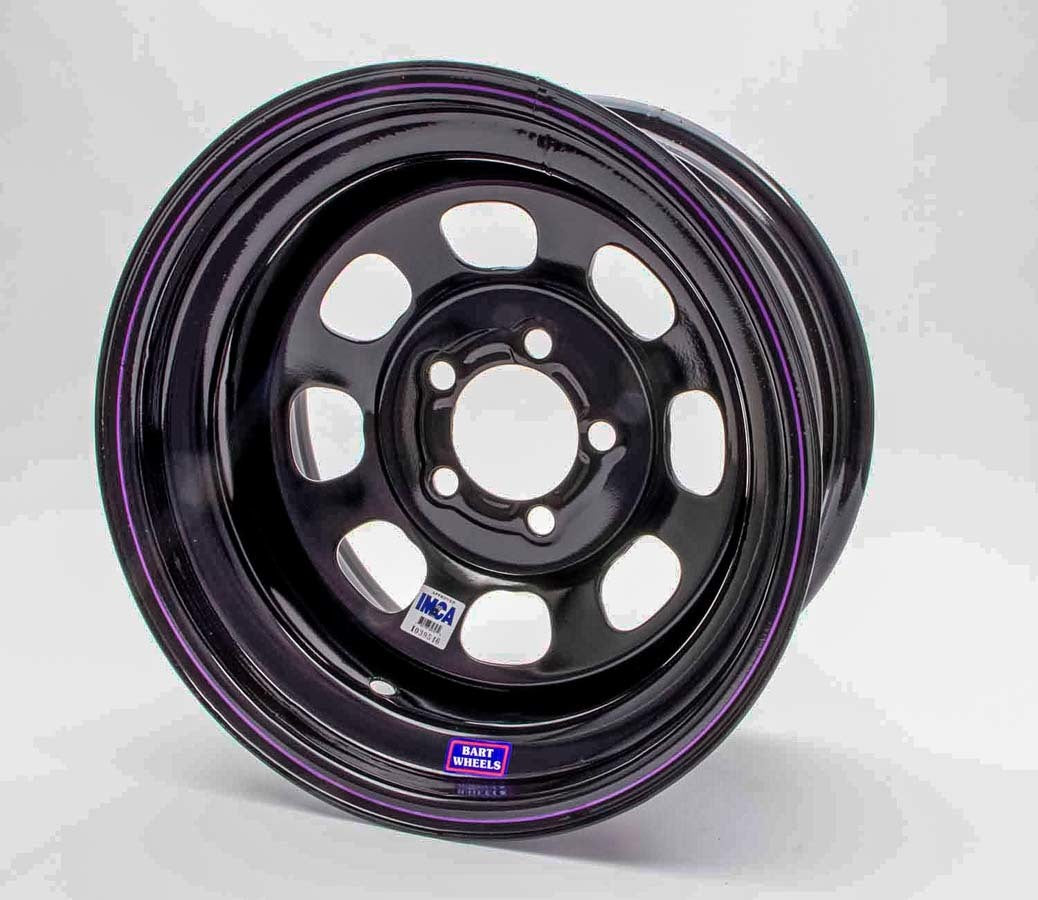 Bart Wheels 15x8 5x4 1/2 4in bs Black CLE531-58124
