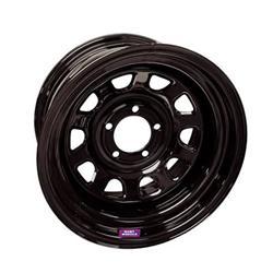 Bart Wheels 15x8 5x4.5 3.75in BS Blk Supertrucker Wheel CLE7015812