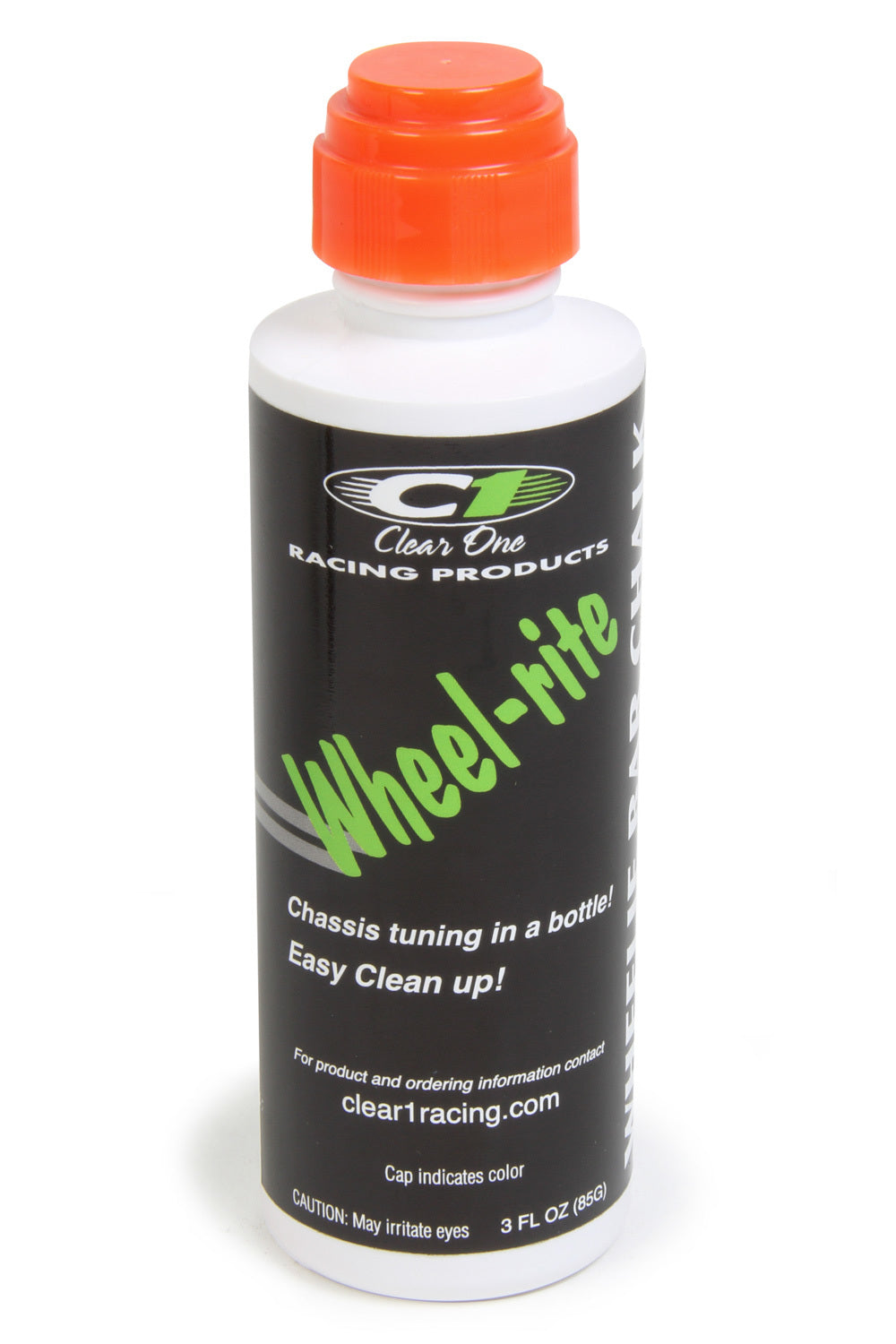 Clear One Racing Products Wheelie Bar Chalk Orange 3oz CLRWRC3