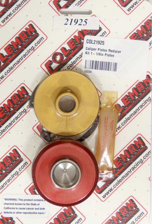 Coleman Machine Caliper Piston Reducer Kit 1-1/8in Piston COL21925