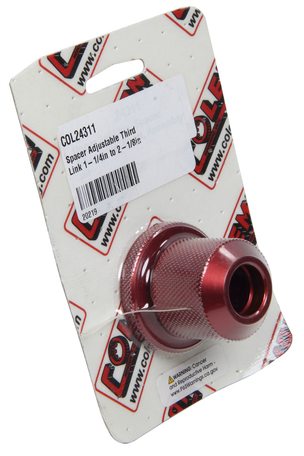 Coleman Machine Spacer Adjustable Third Link 1-1/4in to 2-1/8in COL24311