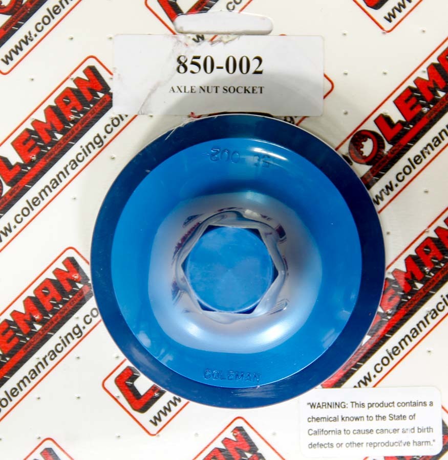 Coleman Machine Spindle Nut Socket SCP/ GN TAB STYLE COL850-002