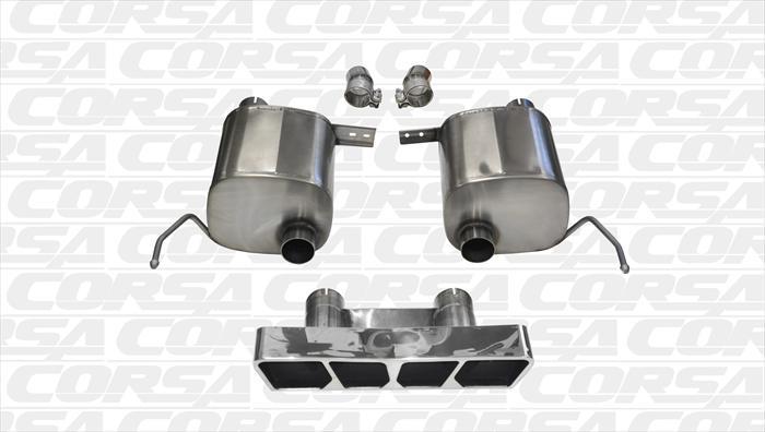 Corsa Performance 14- Corvette 6.2L Xtrem Valve-Back Exhaust Kit COR14763