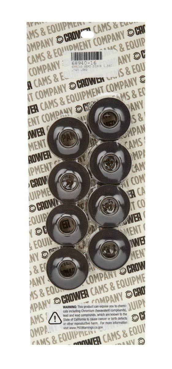 Crower Valve Spring Seat Cups - 1.560 CRO68940-16