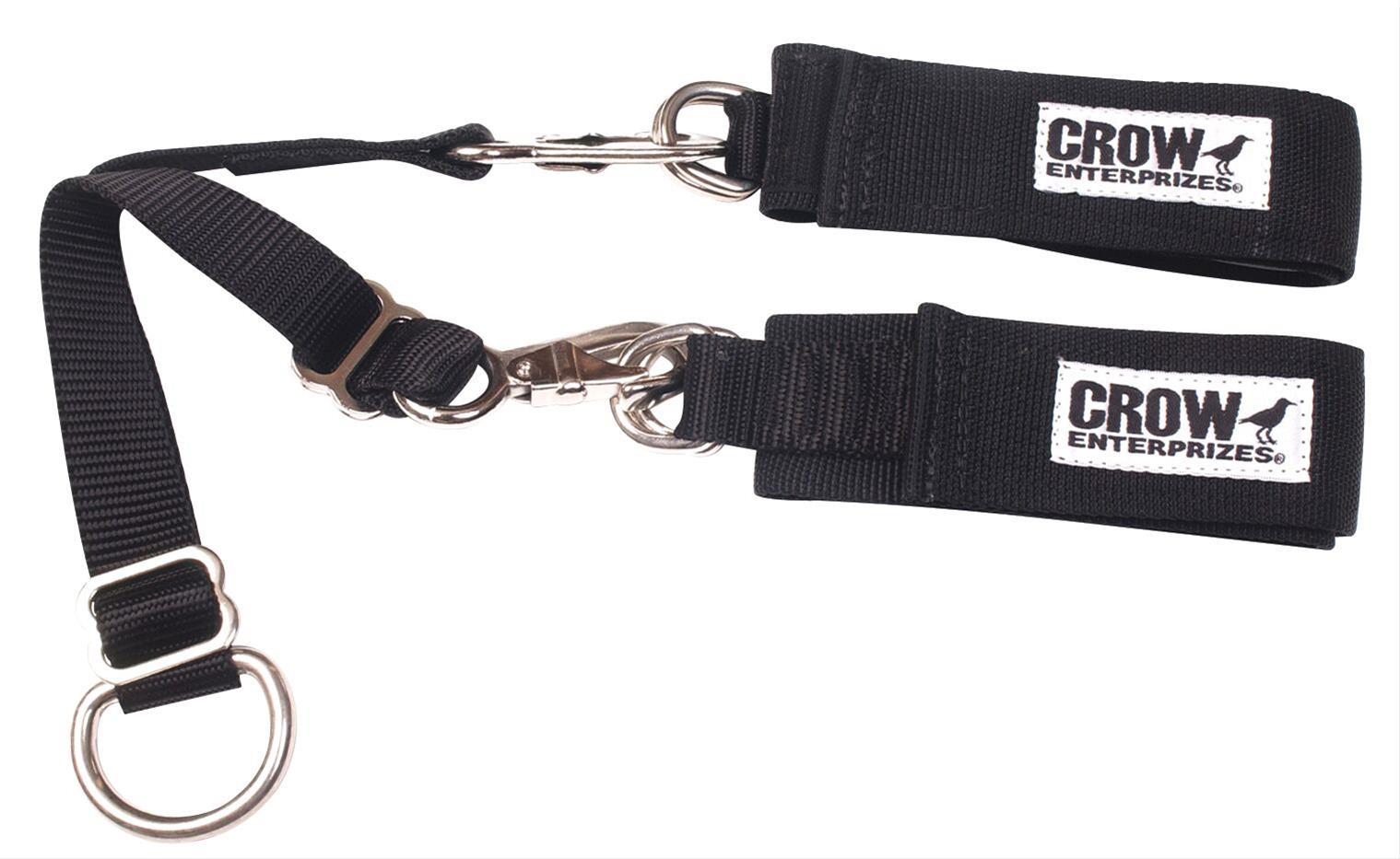 Crow Enterprizes Arm Restraints 2in Nylon Black Attaches On Arm CRW11574A2