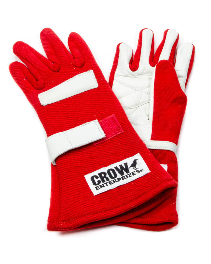 Crow Enterprizes Gloves Large Red Nomex 2-Layer Standard CRW11722