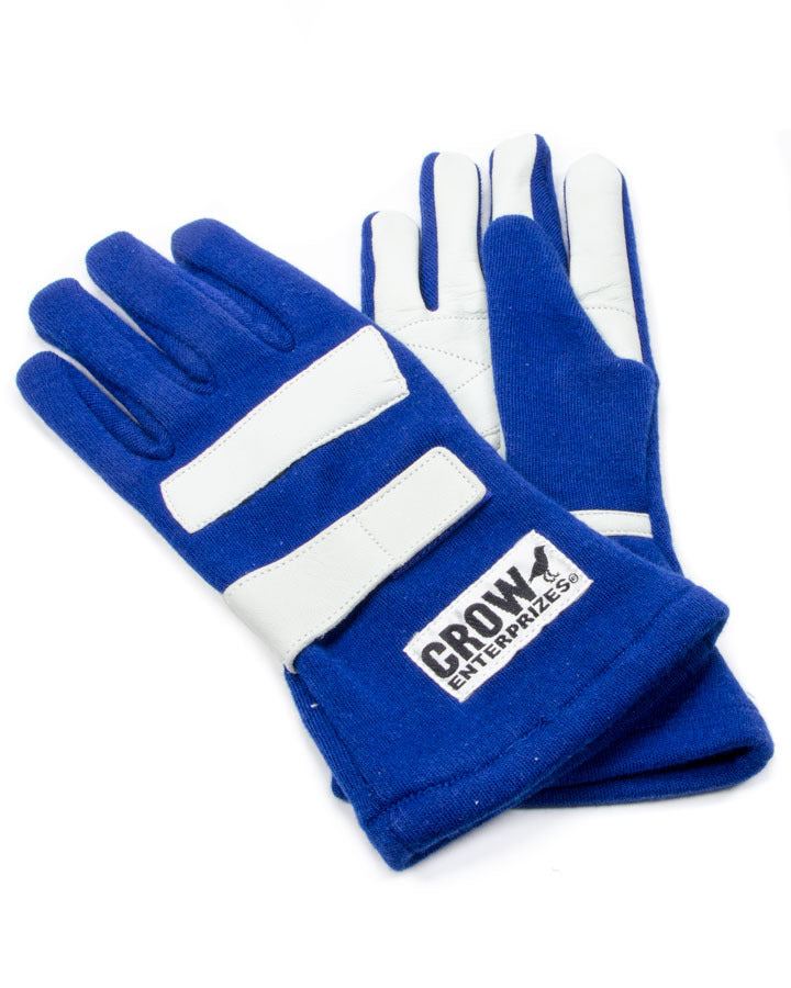 Crow Enterprizes Gloves Large Blue Nomex 2-Layer Standard CRW11723