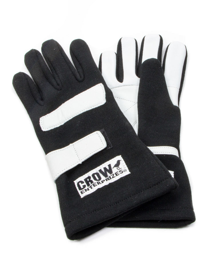 Crow Enterprizes Gloves Large Black Nomex 2-Layer Standard CRW11724