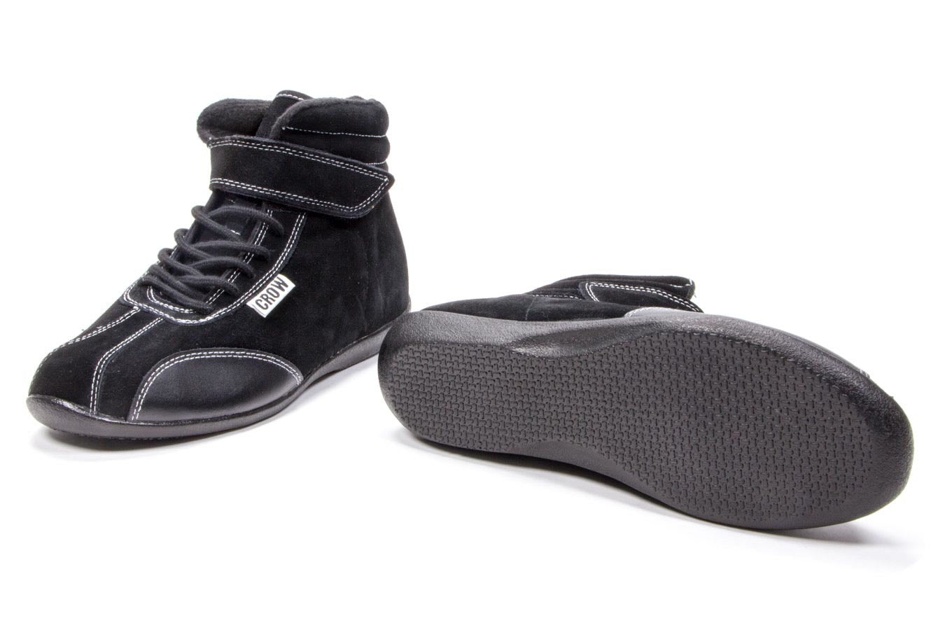 Crow Enterprizes Shoe Mid Top Black Size 4 CRW22400BK