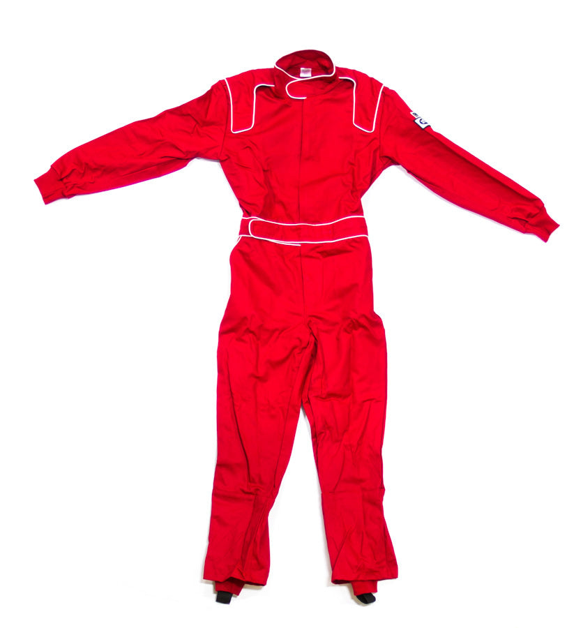 Crow Enterprizes Driving Suit Junior Red Proban Small 1-Piece CRW24062