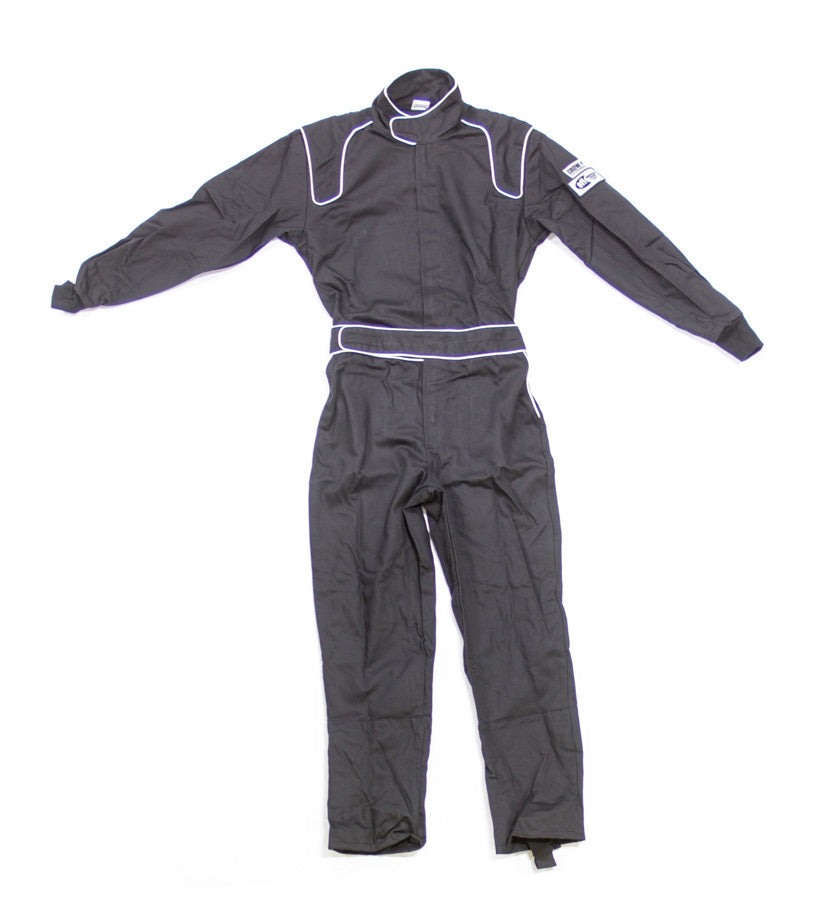 Crow Enterprizes Driving Suit Junior BK Proban Medium 1-Piece CRW24074