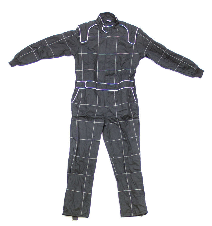 Crow Enterprizes Driving Suit 1-Piece BK 2-Layer Proban Medium CRW27014