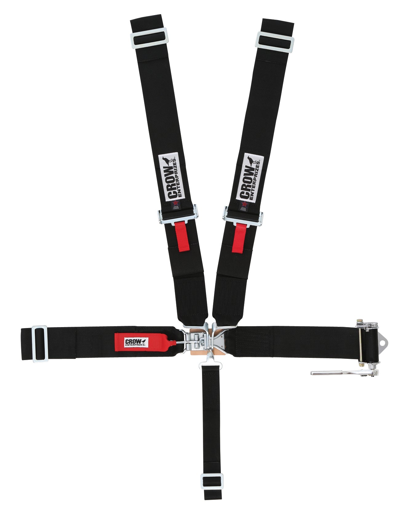 Crow Enterprizes Seat Belts Ratchet On Left 3in Belts All Wrap CRW40054