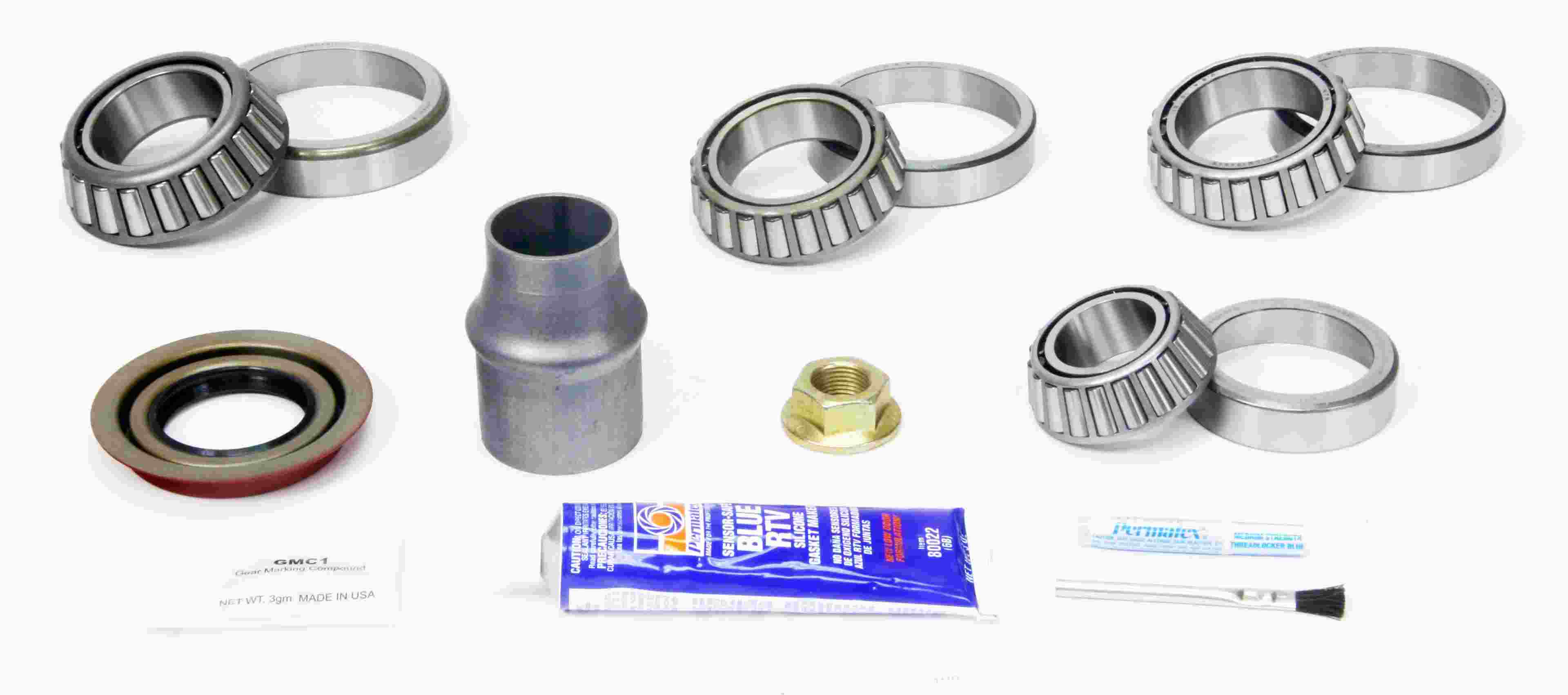 SKF Axle Differential Bearing and Seal Kit  top view frsport SDK301