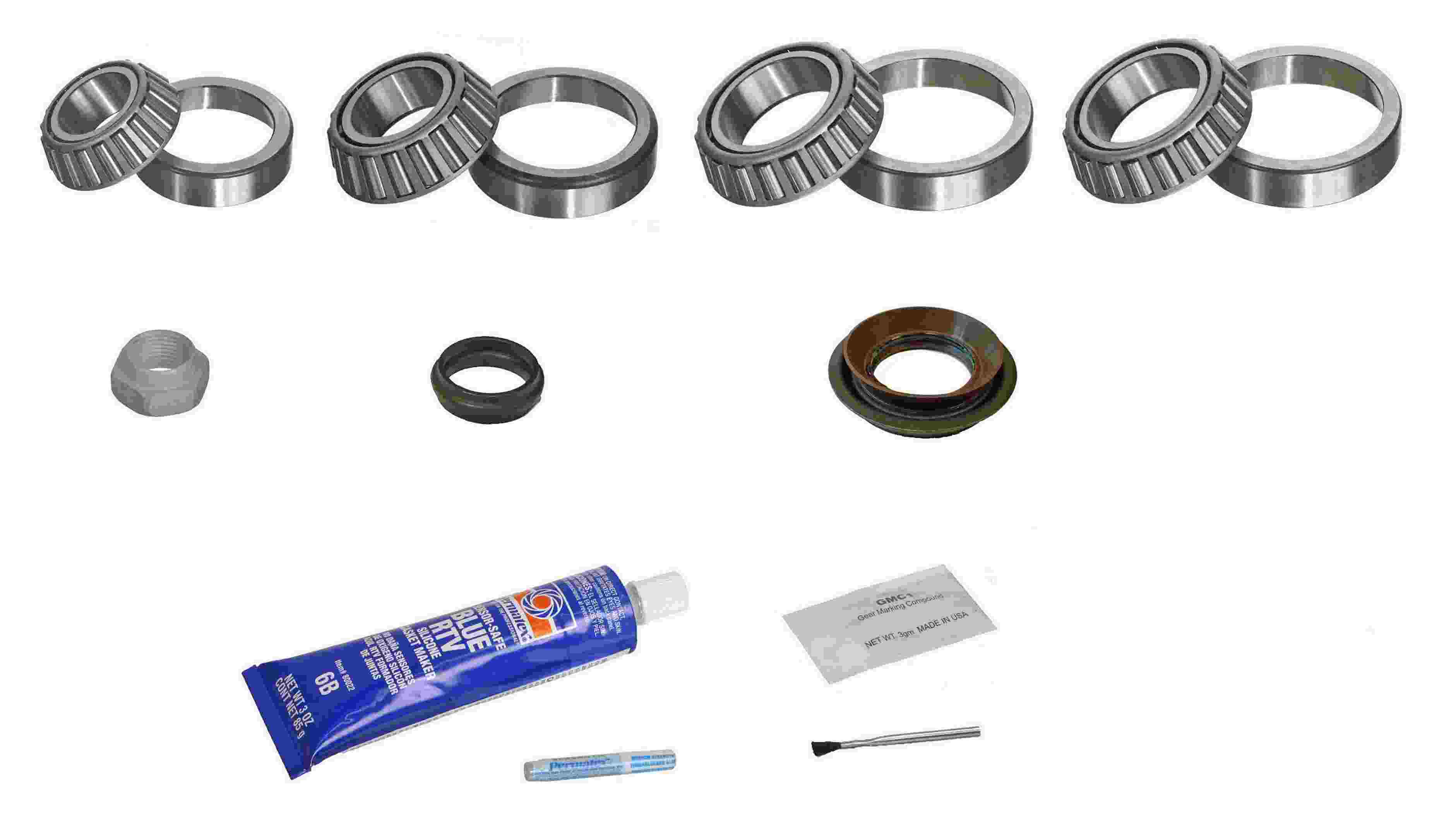 SKF Axle Differential Bearing and Seal Kit  top view frsport SDK303-B