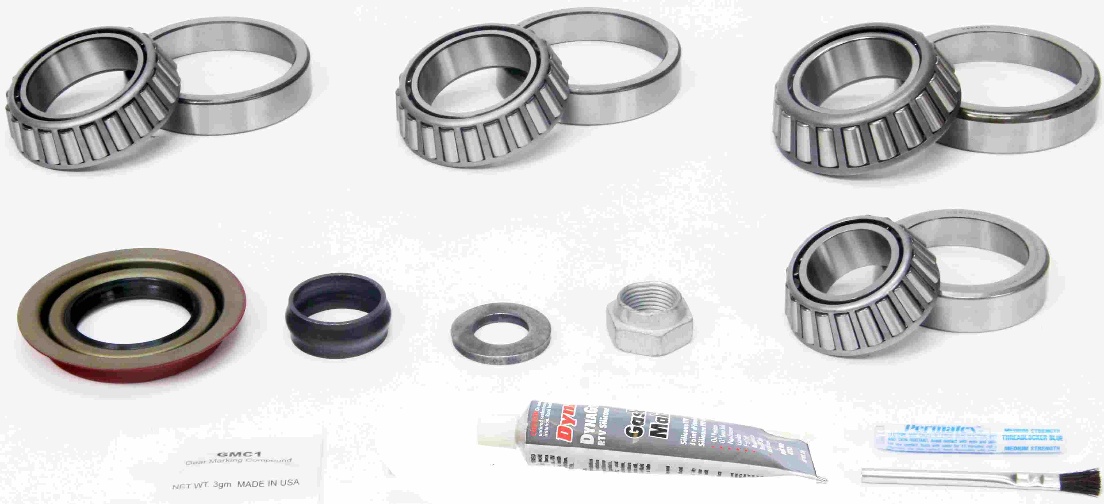 SKF Axle Differential Bearing and Seal Kit  top view frsport SDK304