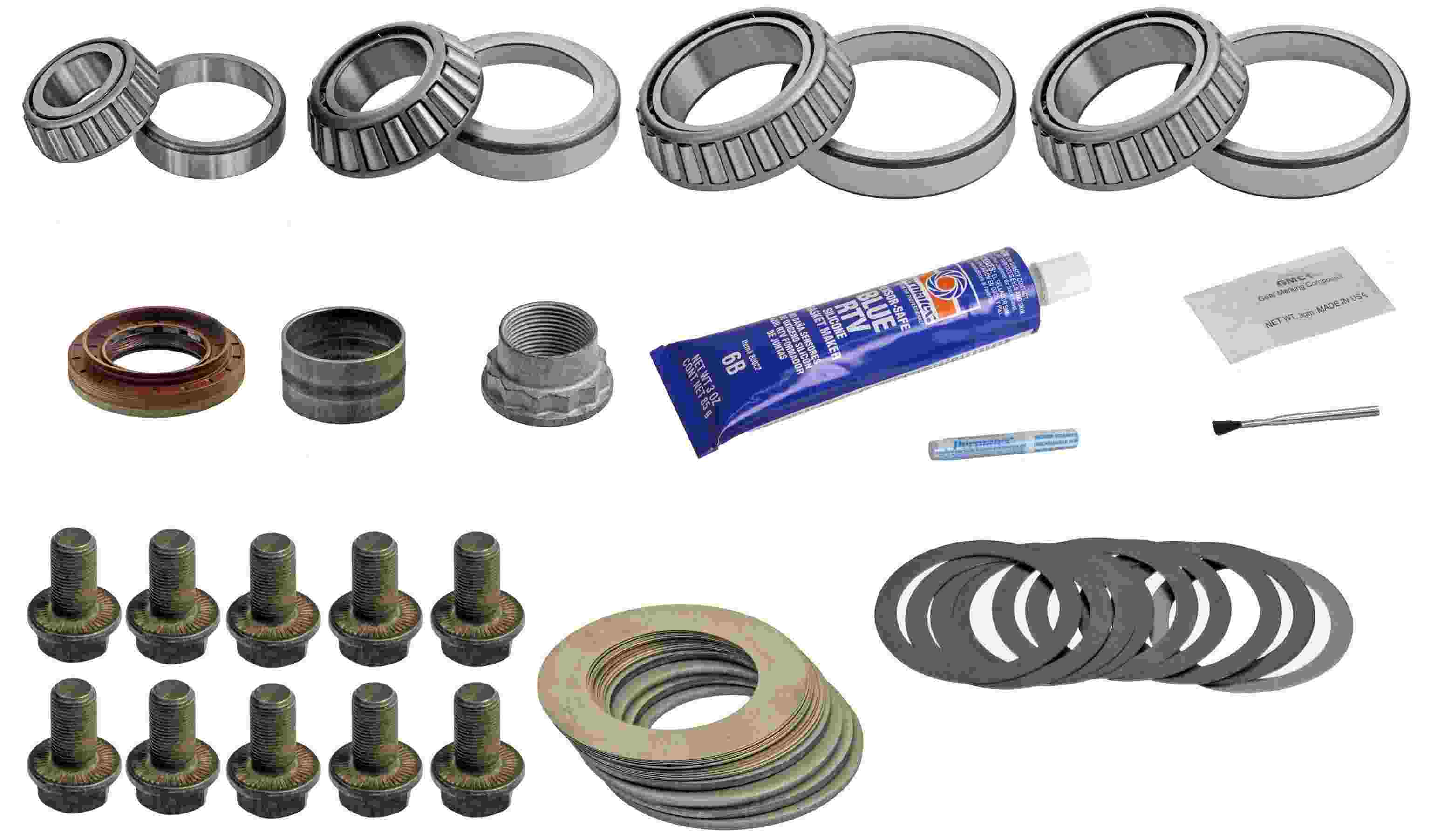 SKF Axle Differential Bearing and Seal Kit  top view frsport SDK307-AMK