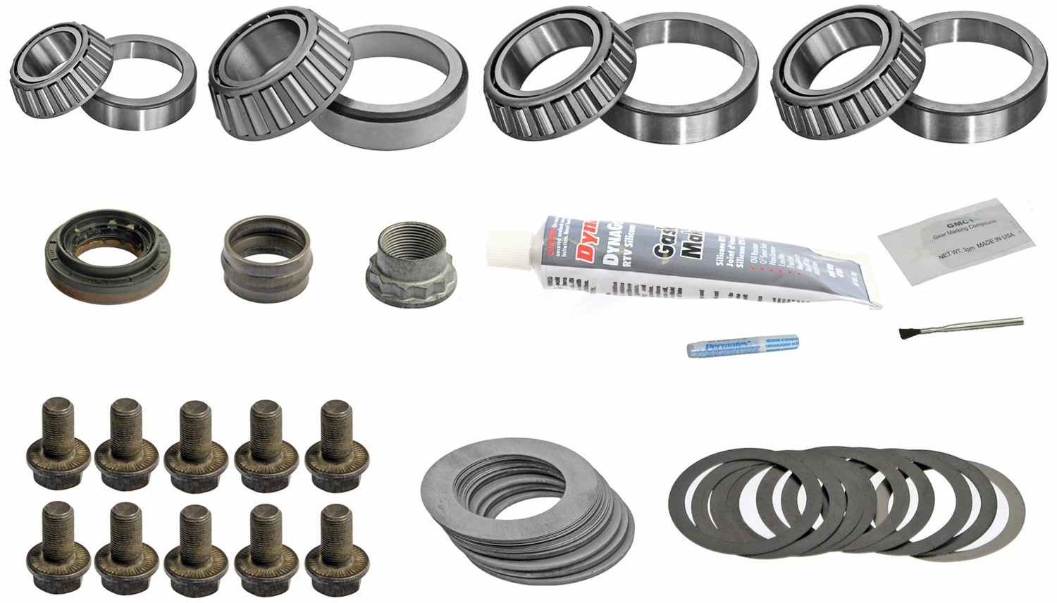 SKF Axle Differential Bearing and Seal Kit  top view frsport SDK307-MK