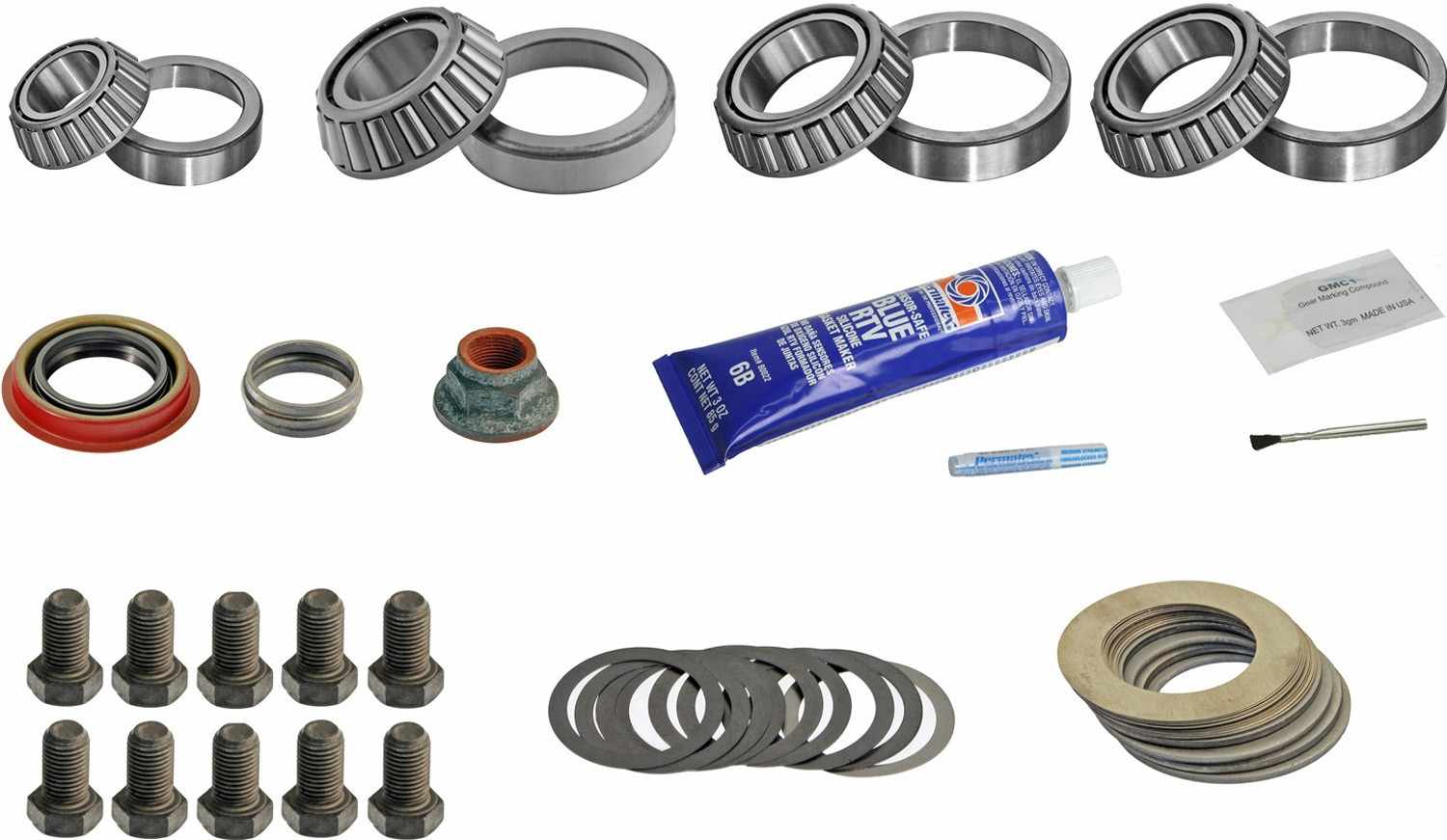 SKF Axle Differential Bearing and Seal Kit  top view frsport SDK311-KMK