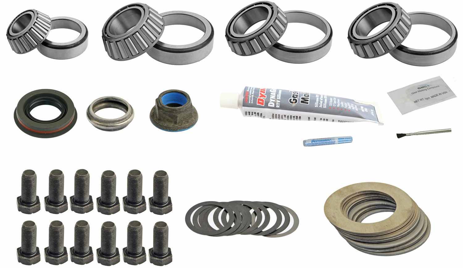 SKF Axle Differential Bearing and Seal Kit  top view frsport SDK317-AMK