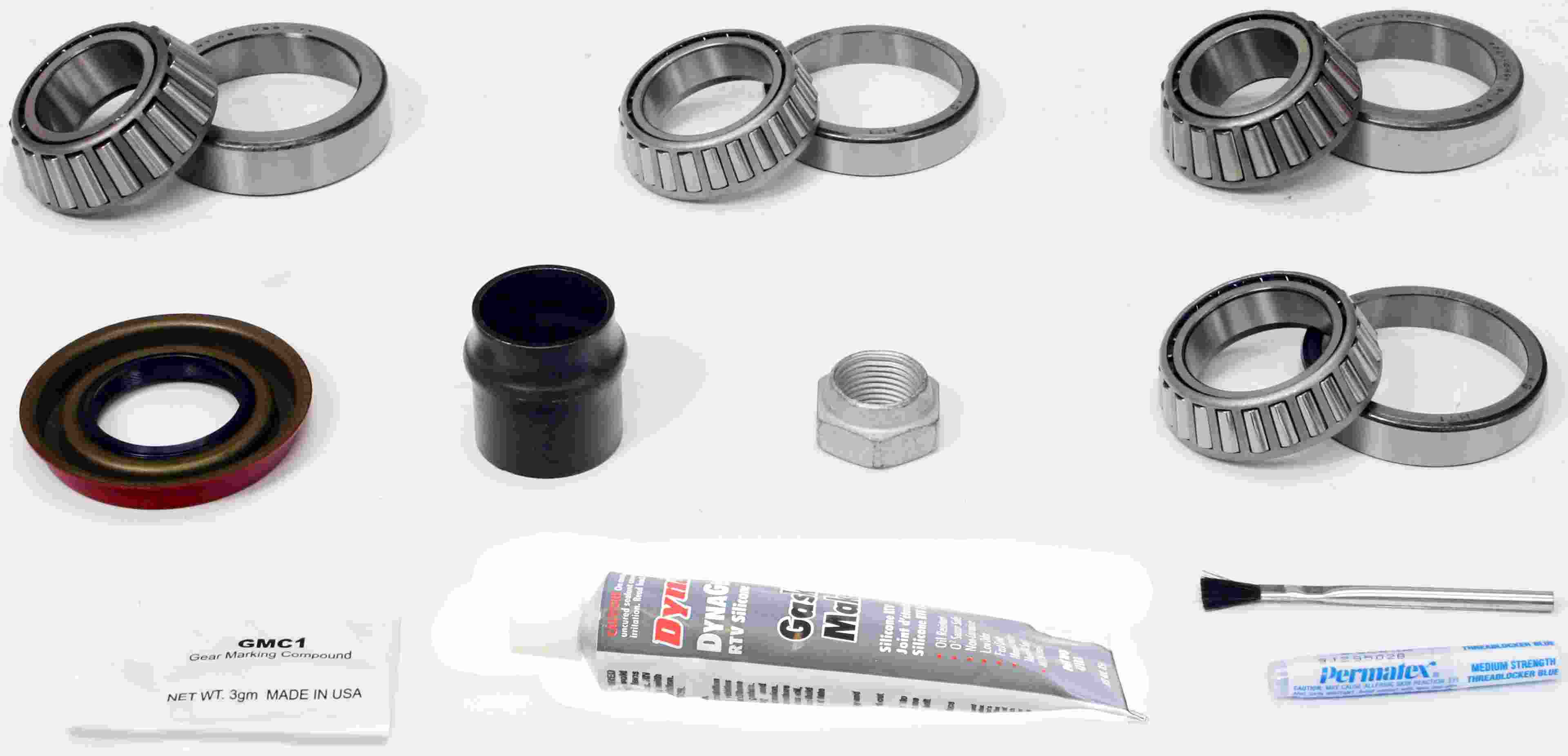 SKF Axle Differential Bearing and Seal Kit  top view frsport SDK320-A