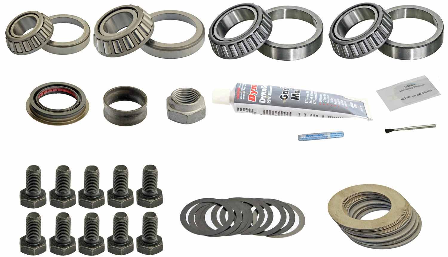 skf axle differential bearing and seal kit  frsport sdk321-qmk