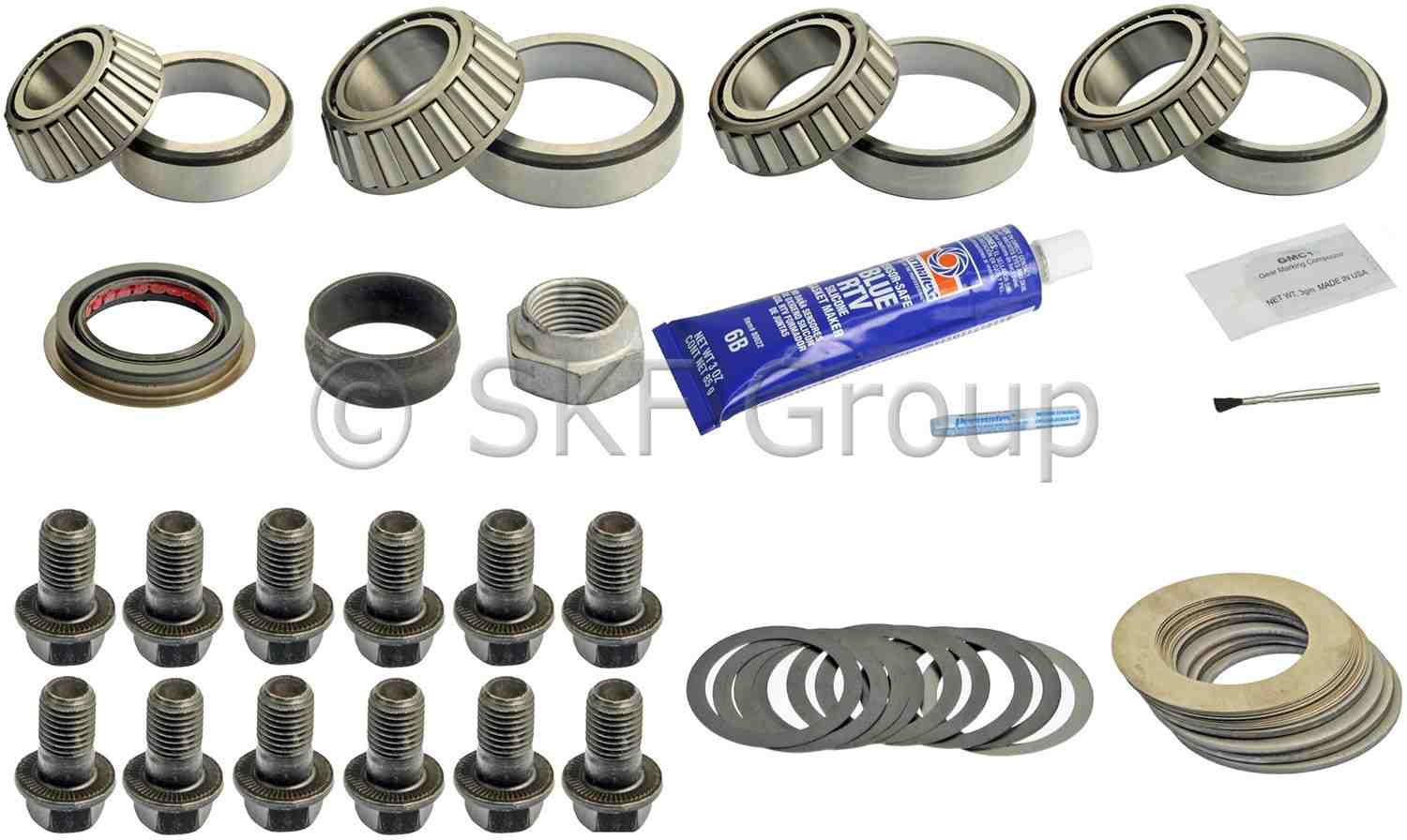 SKF Axle Differential Bearing and Seal Kit  top view frsport SDK324-BMK