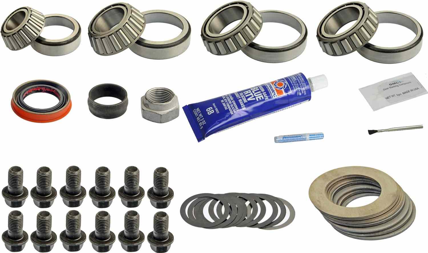 SKF Axle Differential Bearing and Seal Kit  top view frsport SDK324-DMK