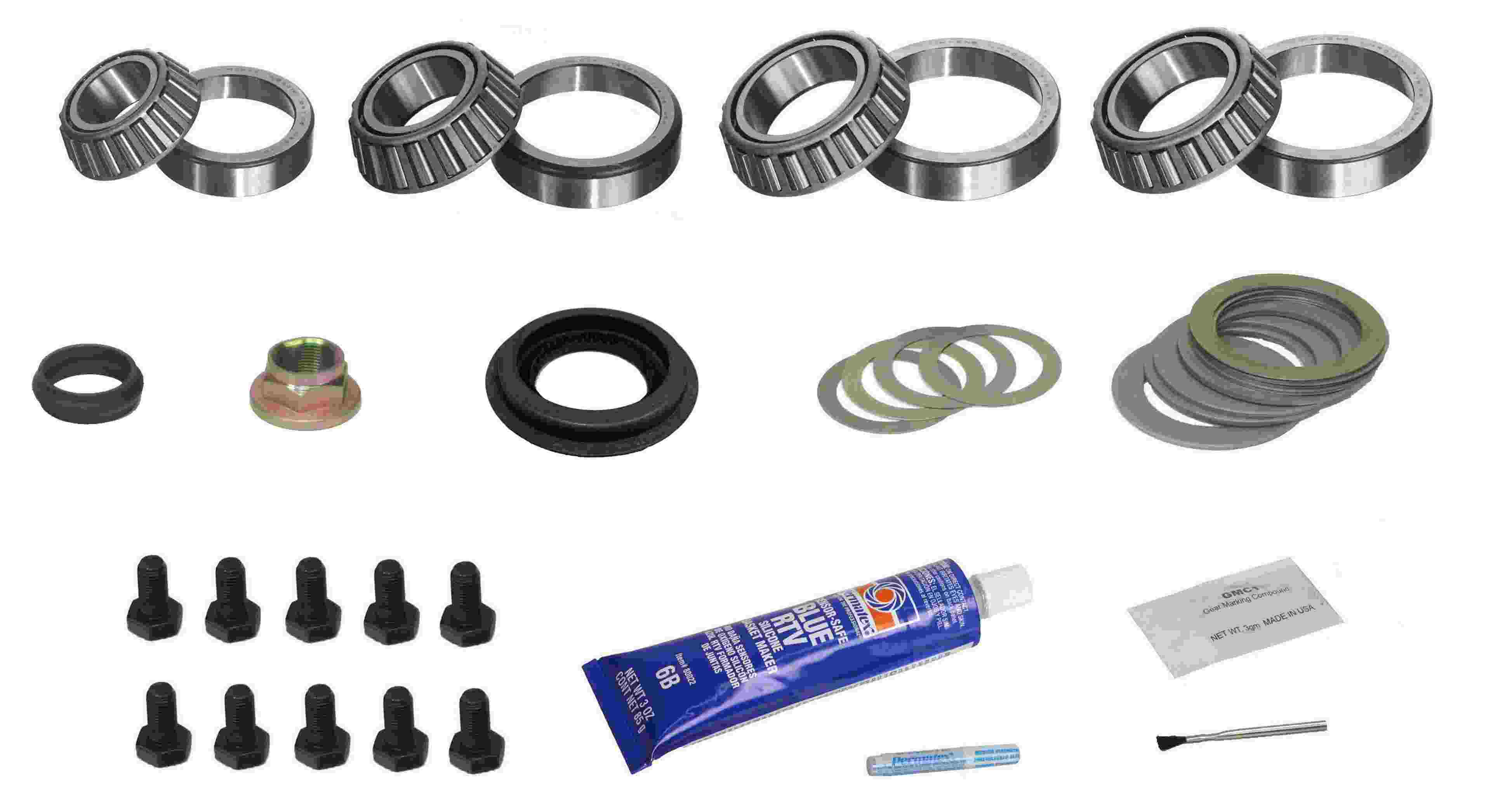 SKF Axle Differential Bearing and Seal Kit  top view frsport SDK335-CMK