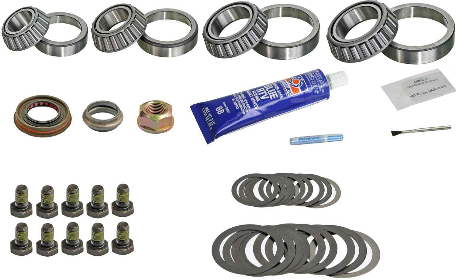 SKF Axle Differential Bearing and Seal Kit  top view frsport SDK339-NMK