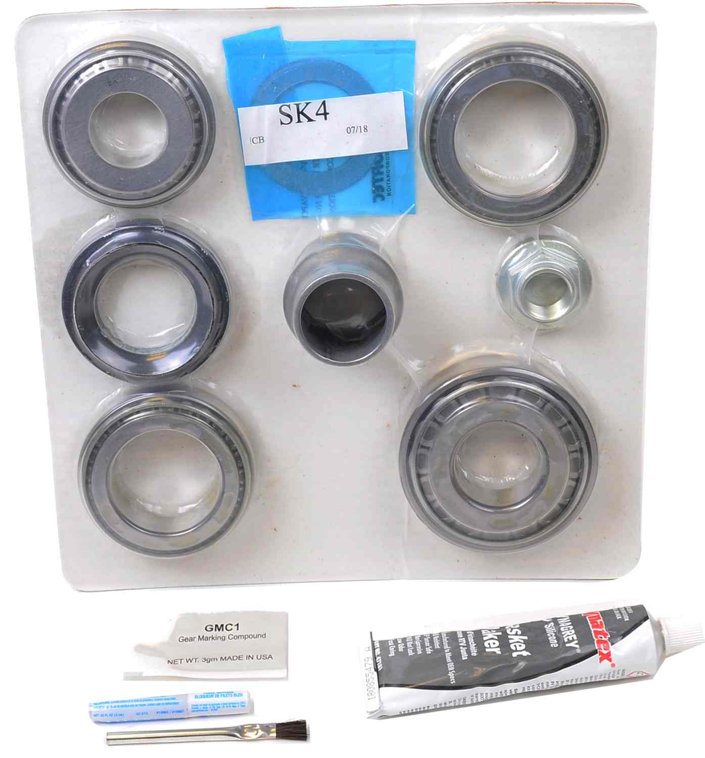 SKF Axle Differential Bearing and Seal Kit  top view frsport SDK381-MK