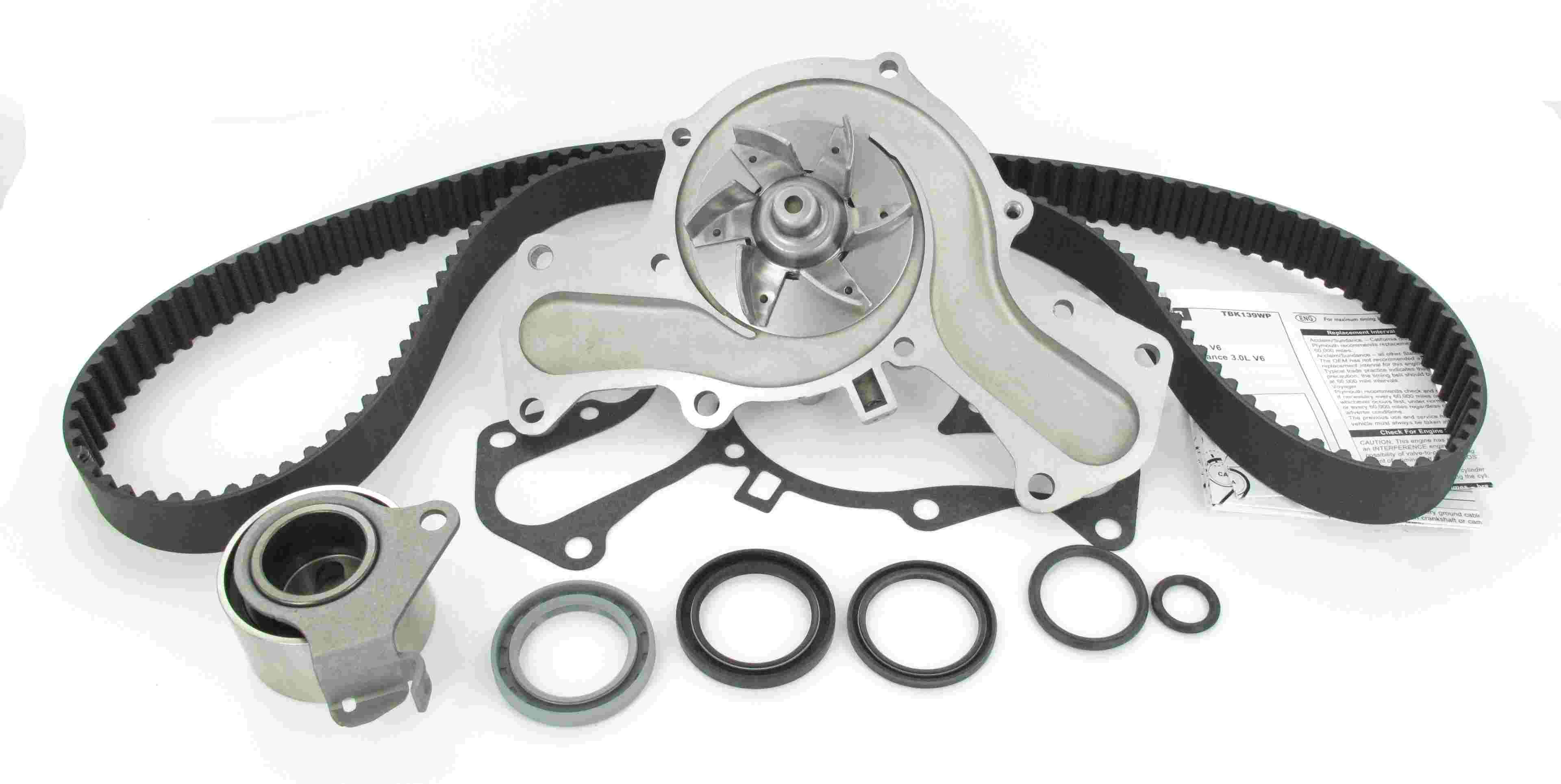 skf engine timing belt kit with water pump  frsport tbk139wp