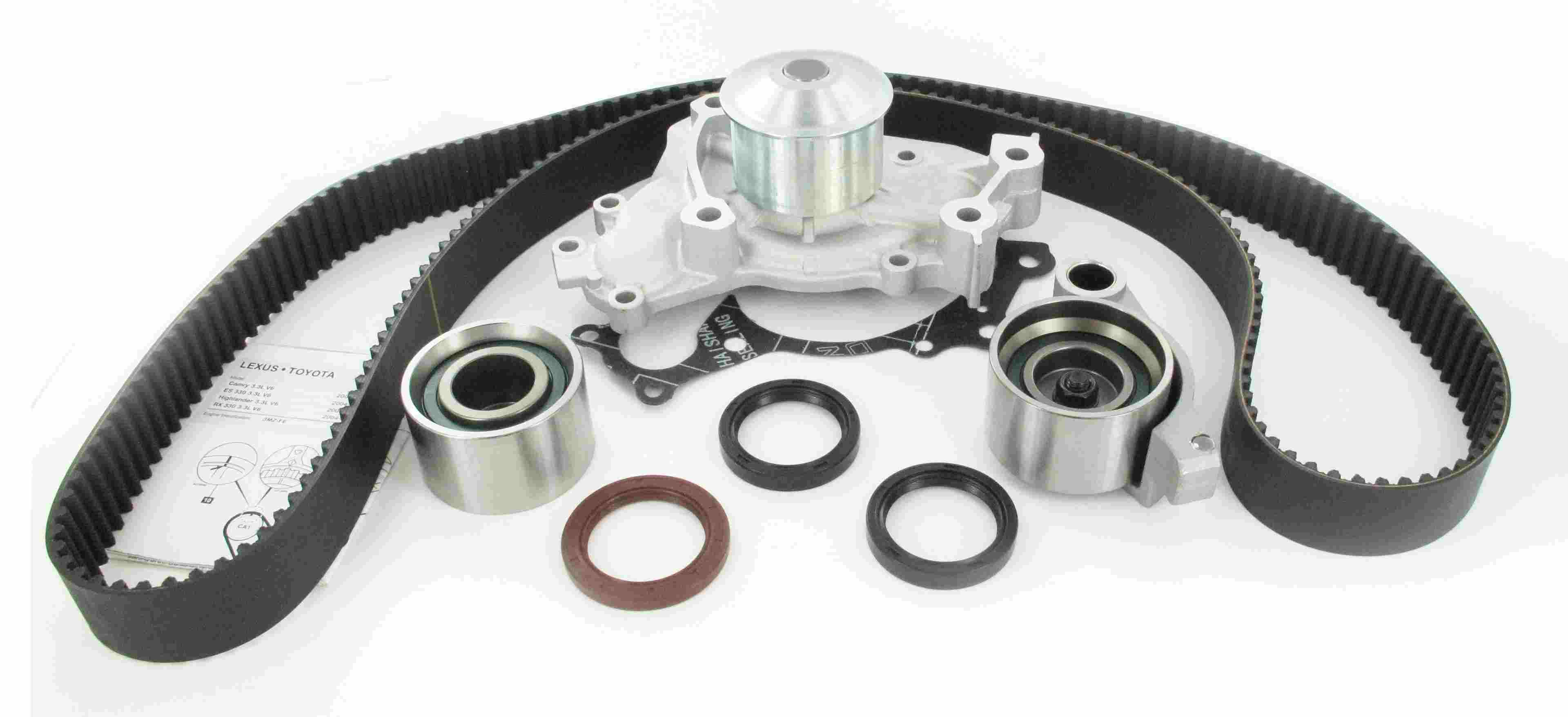 skf engine timing belt kit with water pump  frsport tbk257awp