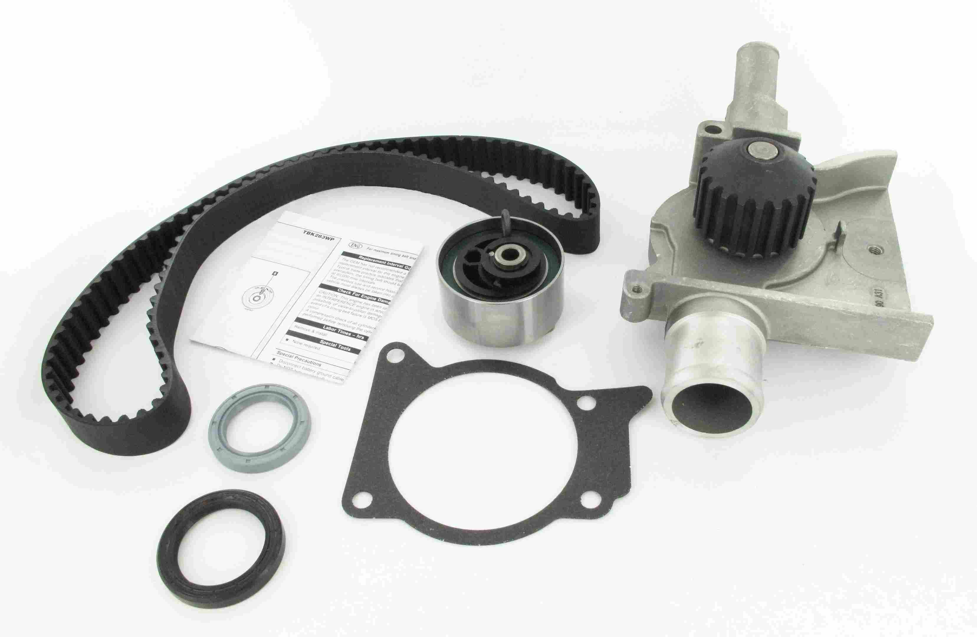 skf engine timing belt kit with water pump  frsport tbk283wp