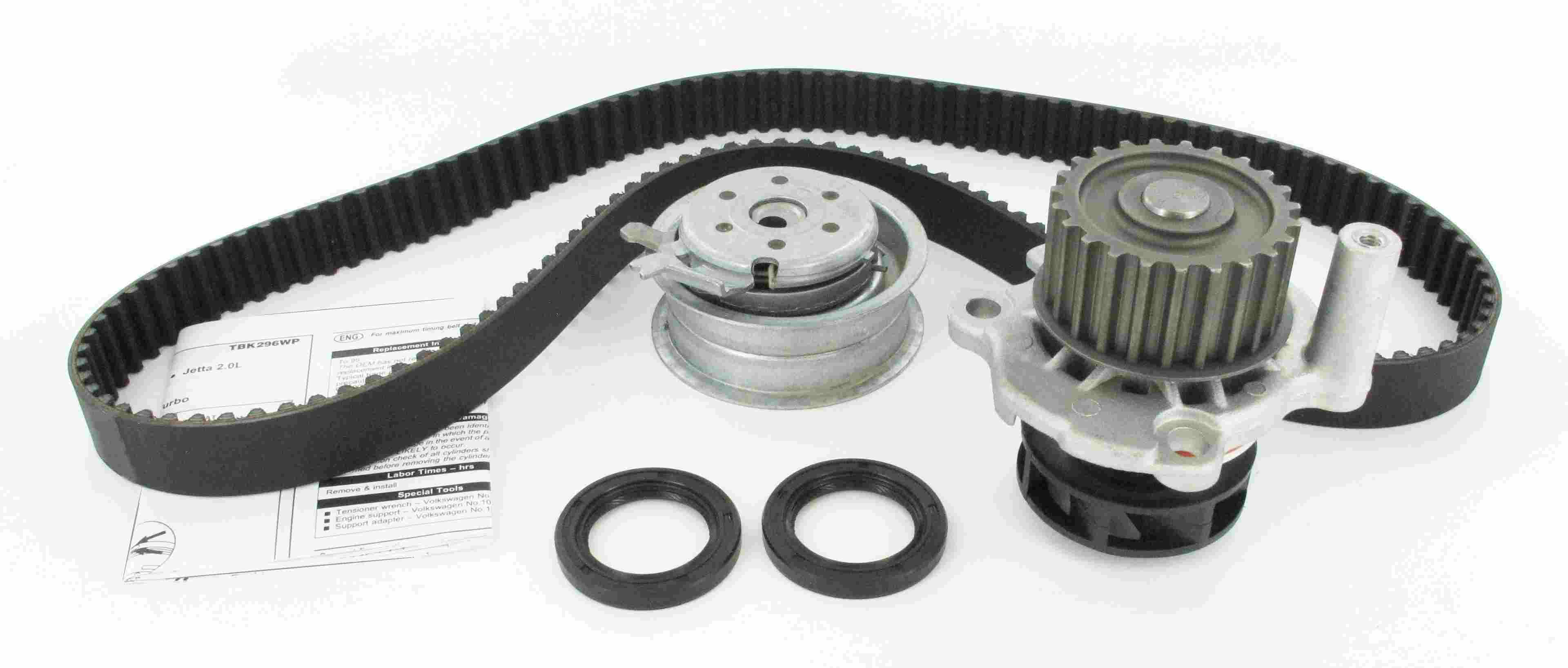 skf engine timing belt kit with water pump  frsport tbk296wp