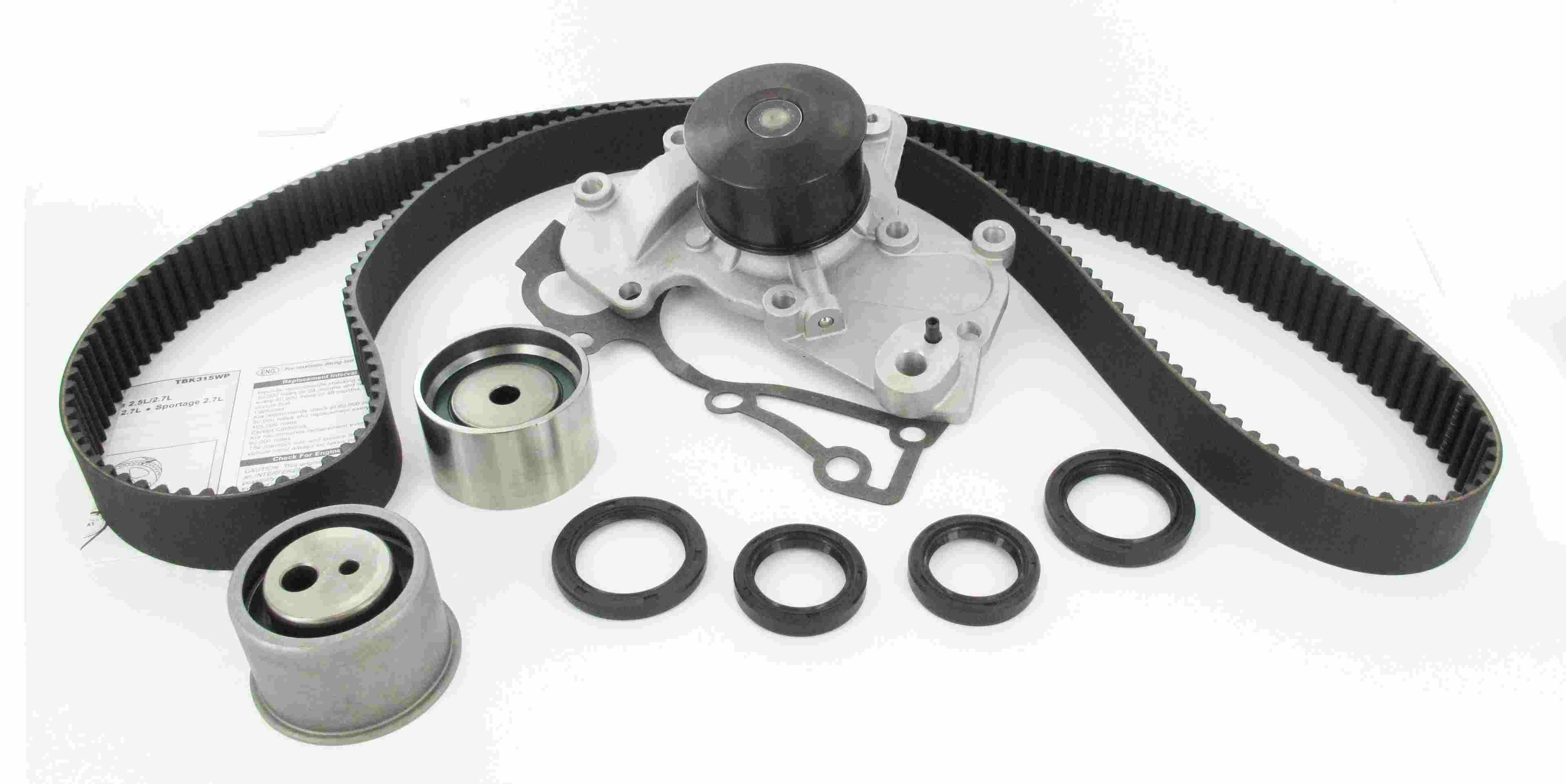 skf engine timing belt kit with water pump  frsport tbk315wp