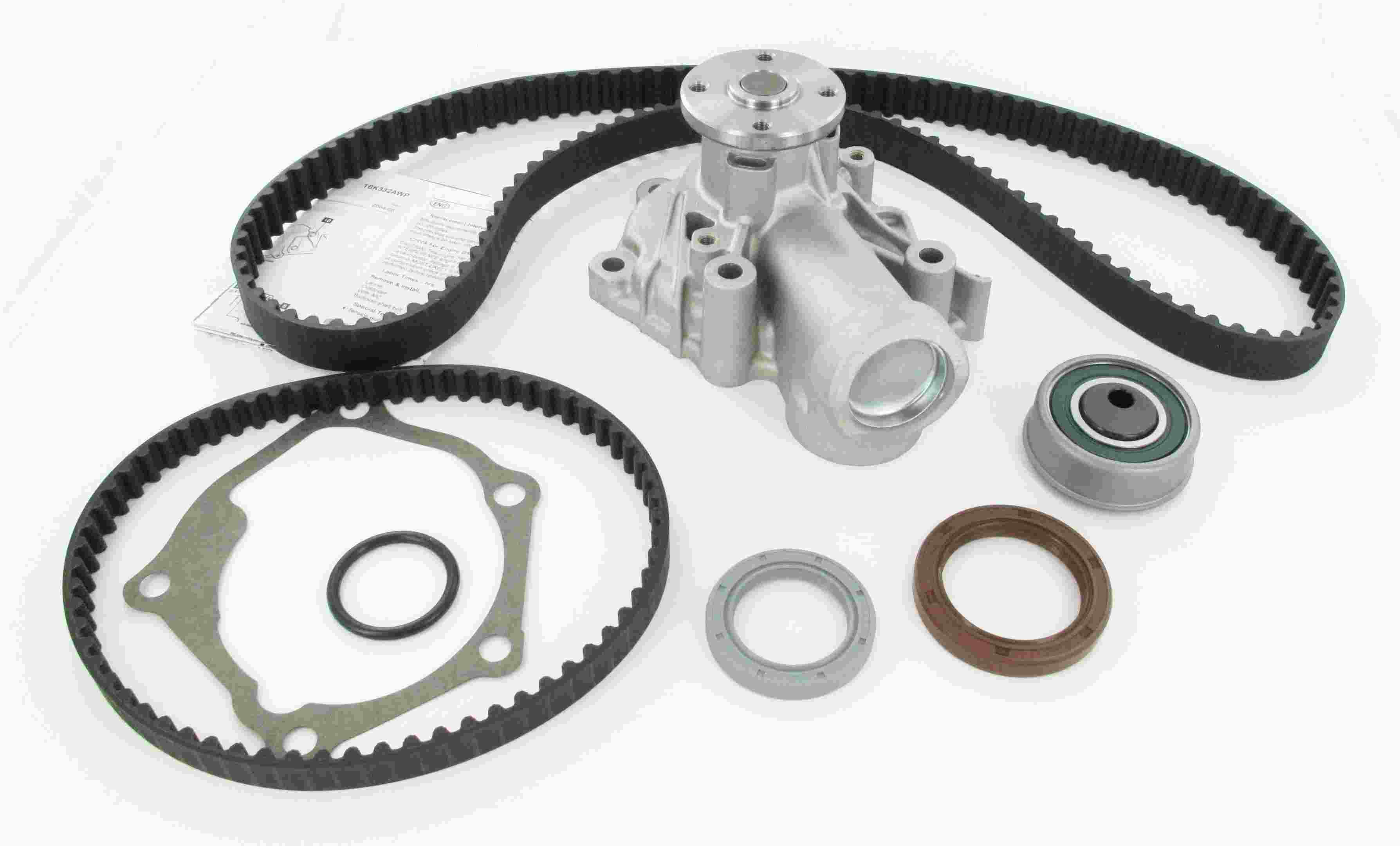 skf engine timing belt kit with water pump  frsport tbk332awp