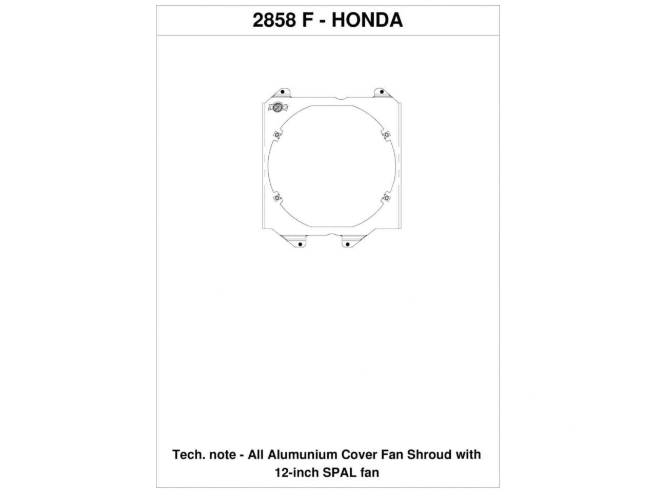 CSF Radiators 2858F Item Image