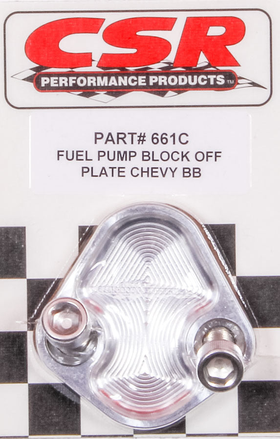 CSR Performance BBC F/P Block-Off Plate - Clear CSI661C