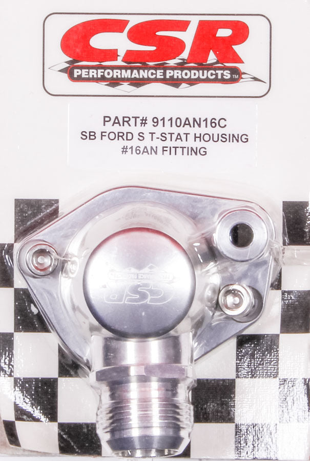 CSR Performance SBF Swivel Thermostat Housing - Clear CSI9110AN16C