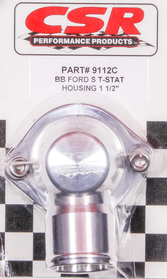 CSR Performance BBF Swivel Thermostat Housing - Clear CSI9112C