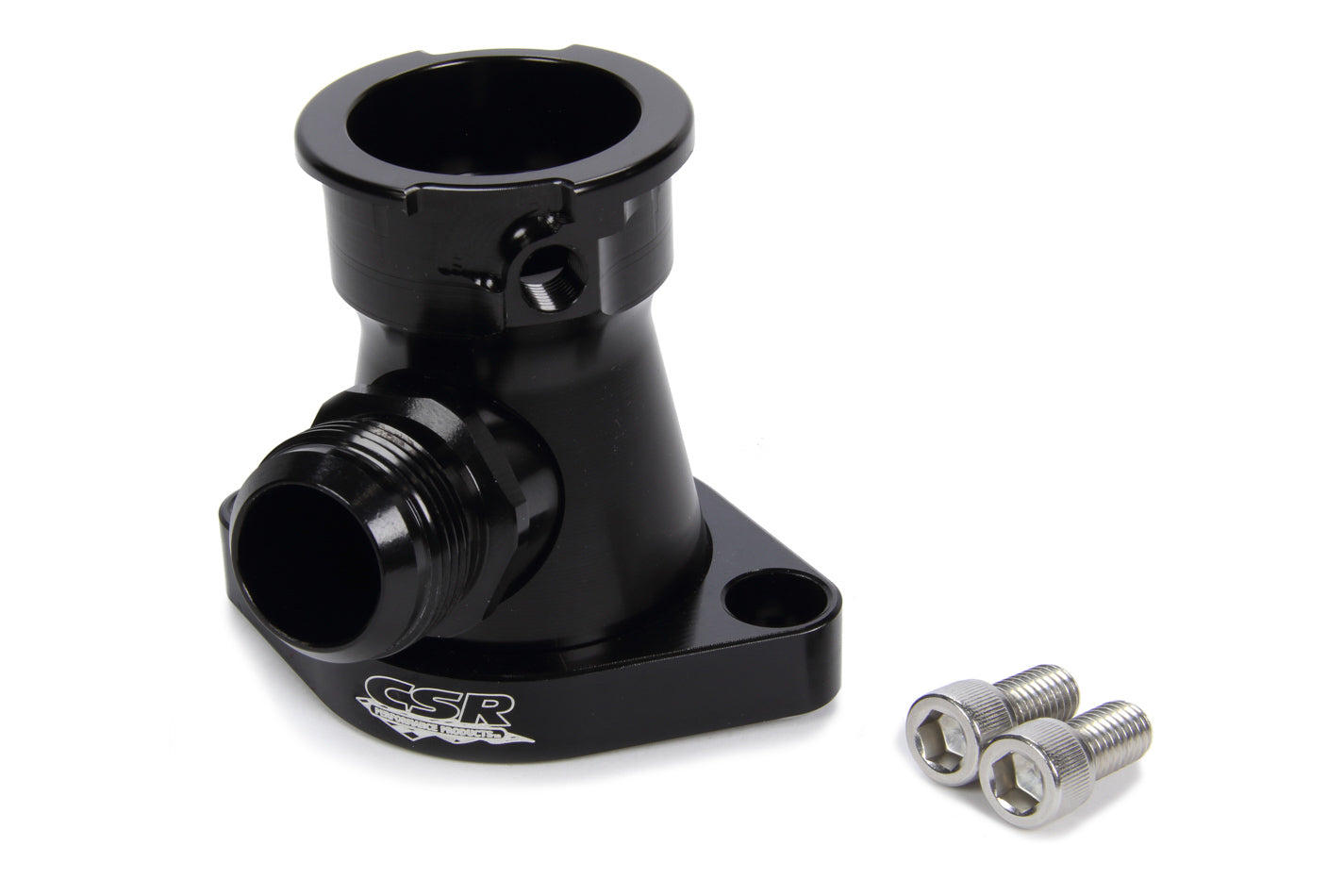 CSR Performance 360 Degree Swivel Filler Neck w/16an - Black CSI913AN16BLK