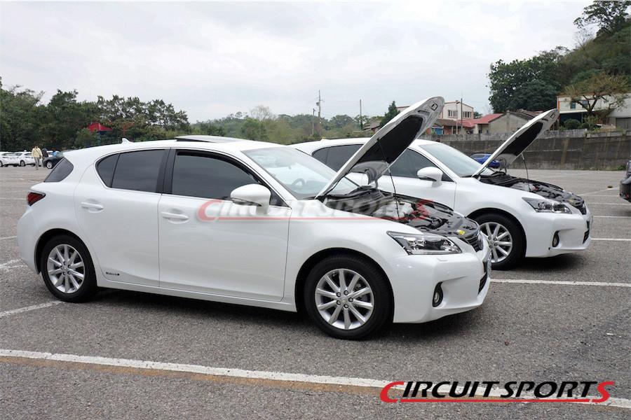 Circuit Sports Engine Hood Damper - Lexus CT 200h - Carbon