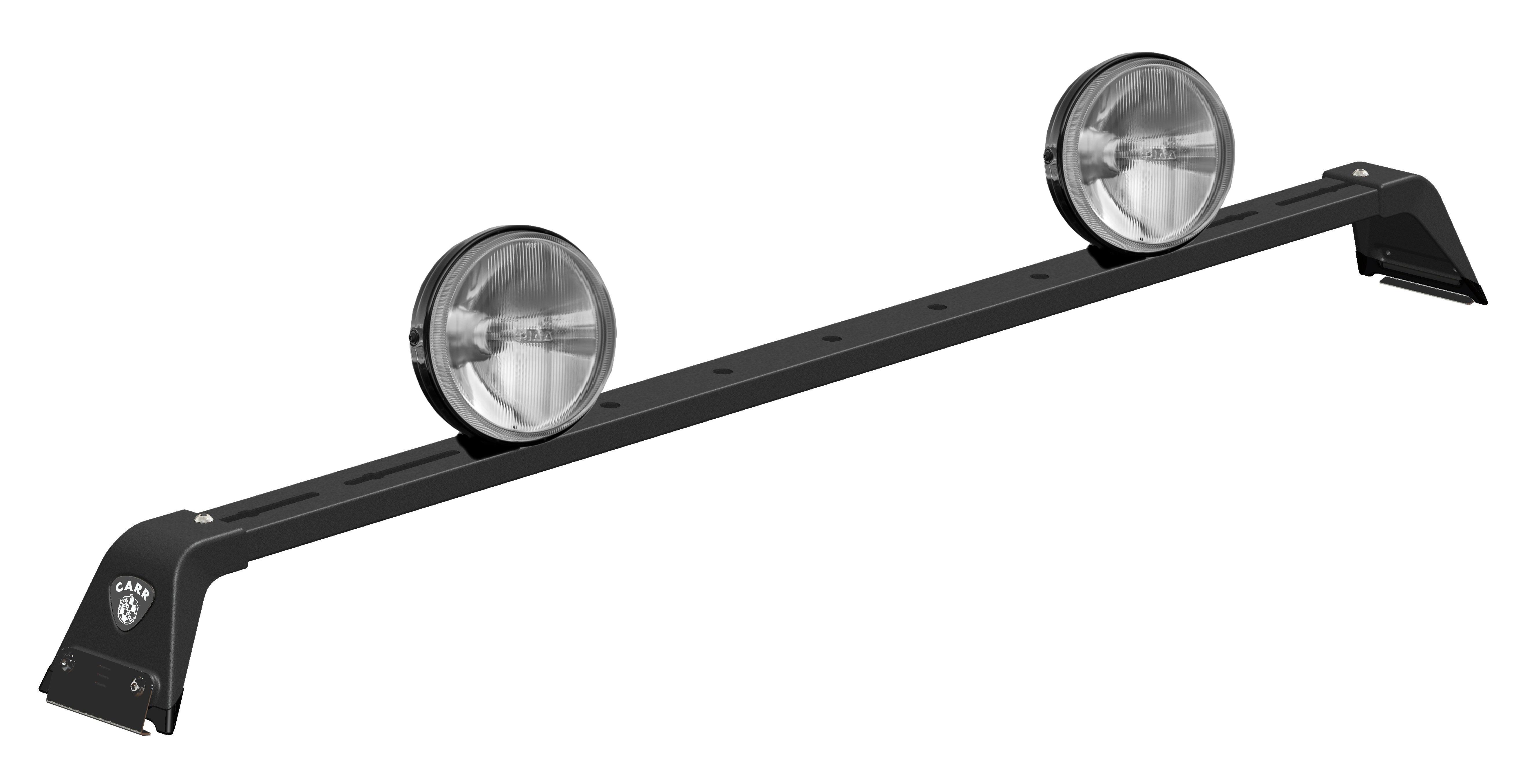 CARR M-Profile Light Bar Blac k Powder Coat CTA210701