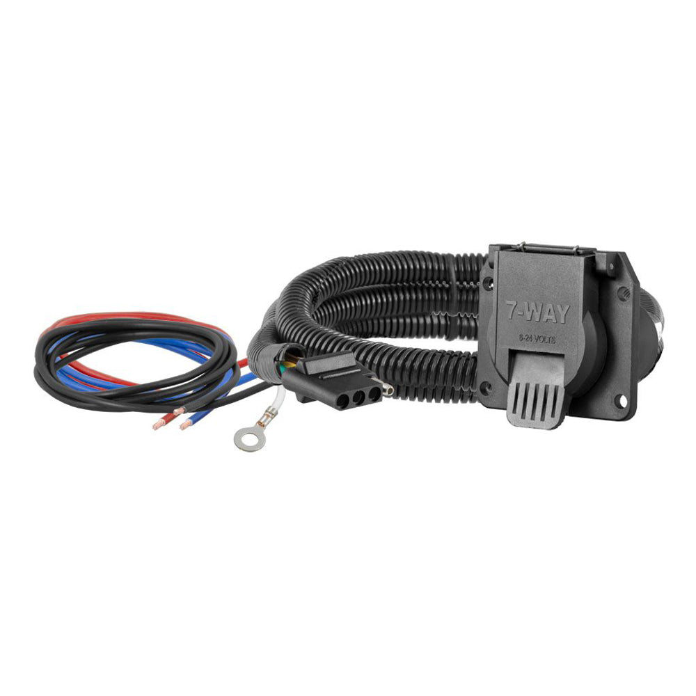 Curt Towing Electrical Adapte r 4 Way Flat to 7 Way RV CUR58980