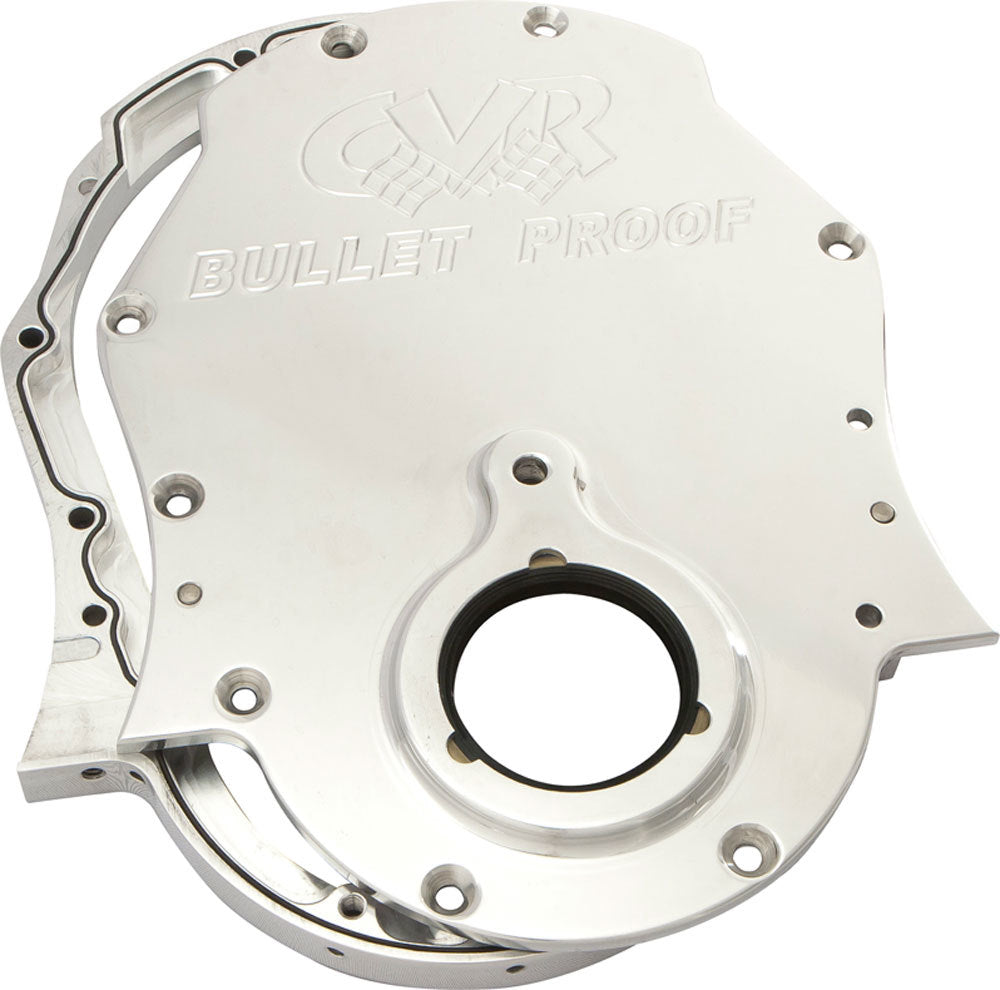 CVR Performance BBC Billet Timing Cover 2-Piece - Polished CVRTC2454CL