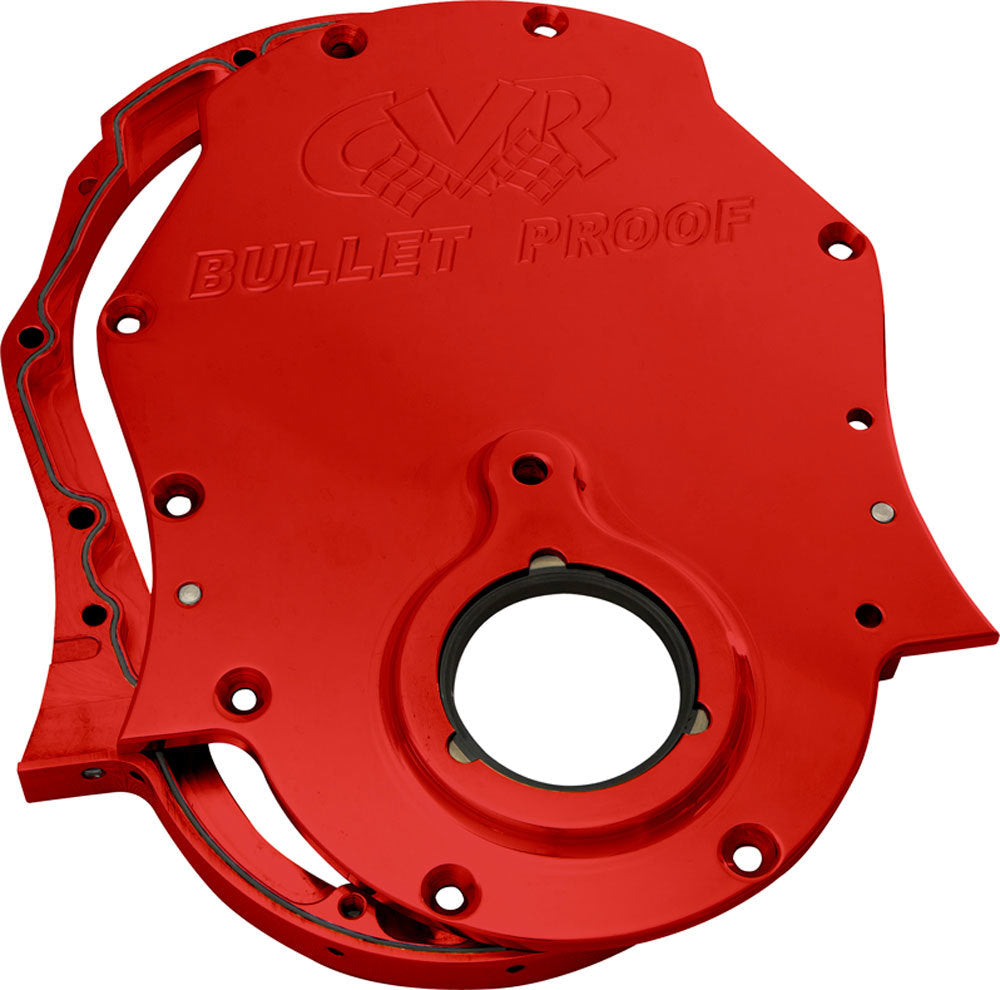 CVR Performance BBC Billet Timing Cover 2-Piece Red CVRTC2454R