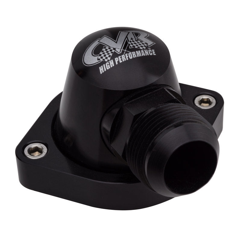 CVR Performance Thermostat Housing GM LS w/16AN - Black CVRTSH5ABK